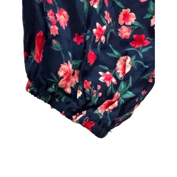 B. Darlin Women's Navy Blue & Red Off-The-Shoulder A-Line Dress Size 13/14 NWT - Picture 3 of 12